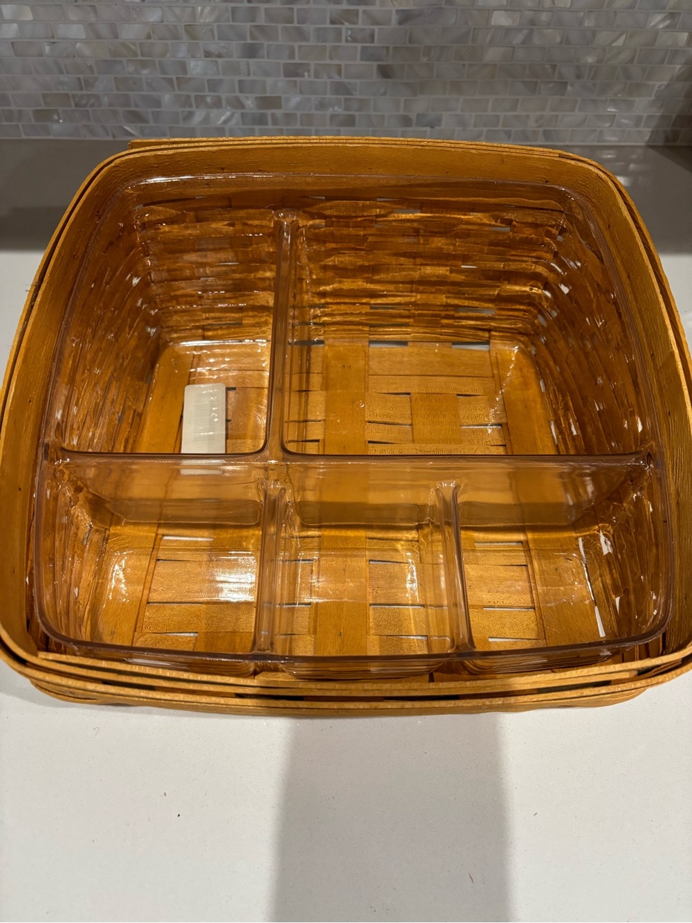 Longaberger Classic Baskets Booklet with Warm Brown and Red Cover